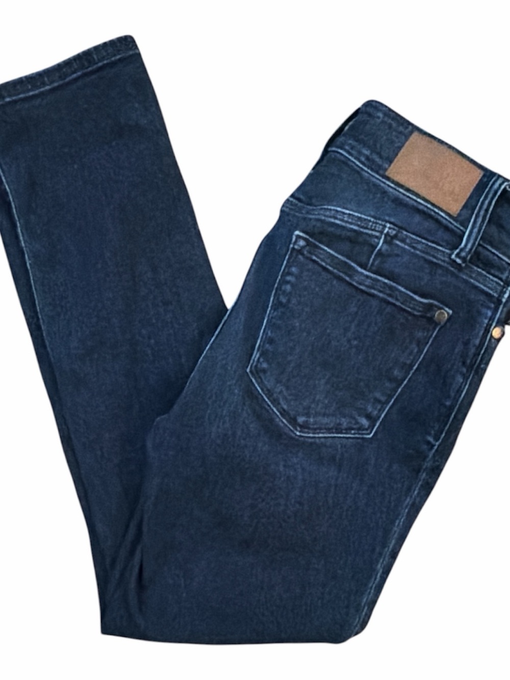 Judy Blue Deep Indigo Slim Straight Jeans capri cut not capri length
